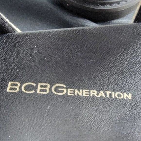 NEW BCBG Gladiator Sandals Sz 7.5 Beige Animal Print Lace Up - Picture 2 of 9